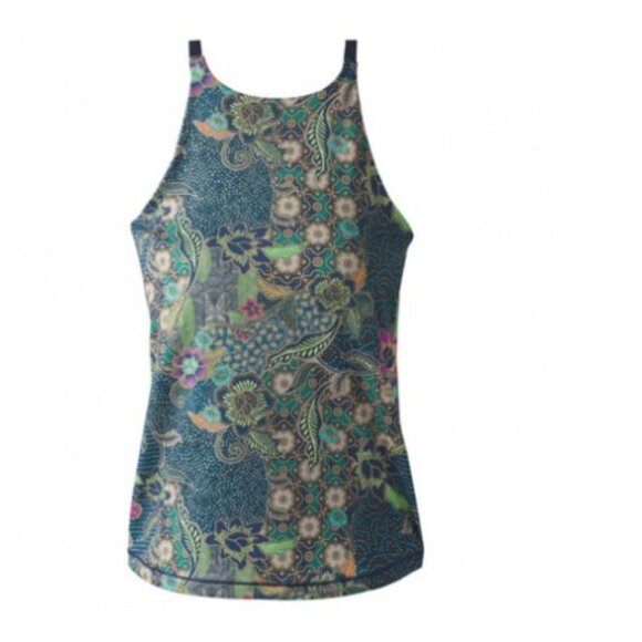 Prana Emsley Top Blue Anchor Kona Sm NWT W13180827 - Picture 3 of 3